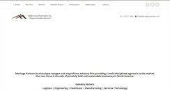 Desktop Screenshot of meritage-partners.com